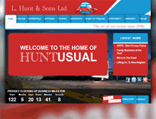 Tablet Screenshot of huntsofbasingstoke.com